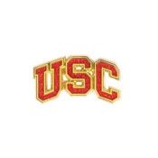 USC Trojans Arch Glitter Pin